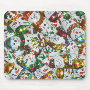 Sweet Snowmen mousepad horizontal