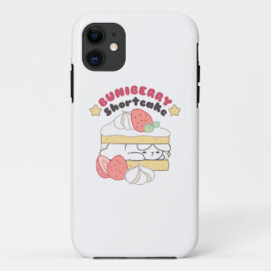 Sweet Snuggles: Buniberry Shortcake Delight iPhone 11 Case