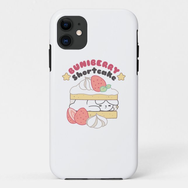 Sweet Snuggles: Buniberry Shortcake Delight Case-Mate iPhone Case (Back)
