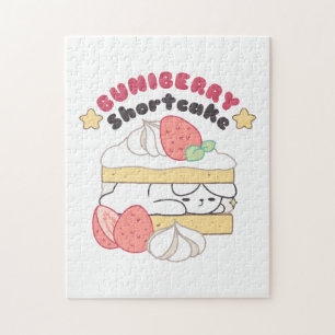 Sweet Snuggles: Buniberry Shortcake Delight Jigsaw Puzzle