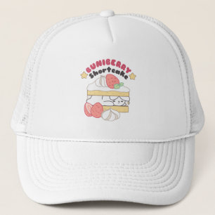 Sweet Snuggles: Buniberry Shortcake Delight Trucker Hat
