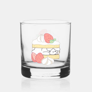 Sweet Snuggles: Buniberry Shortcake Delight Whiskey Glass