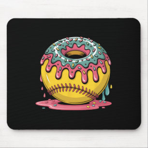Sweet Softll Drip Donut Dessert Sports Player Fan  Mouse Pad