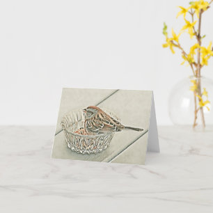 Sweet Sparrow - Blank Card