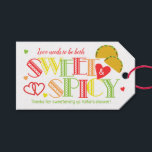 Sweet Spicy Fiesta Bridal Shower Favour Gift Tags<br><div class="desc">This design features cute tacos, hearts and fun fiesta typography. Click the customise button for more flexibility with modifying the images and text! Variations of this design, additional colours, as well as coordinating products are available in our shop, zazzle.com/store/doodlelulu. Contact us if you need this design applied to a specific...</div>