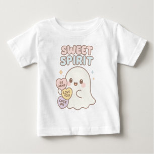 SWEET SPIRIT - Funny Ghost Halloween Baby T-Shirt