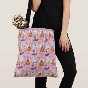 Sweet & Spooky – A Halloween Keepsake in Pink Tote Bag