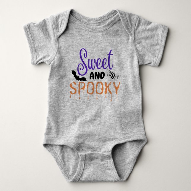 SWEET & SPOOKY BABY BODYSUIT (Front)