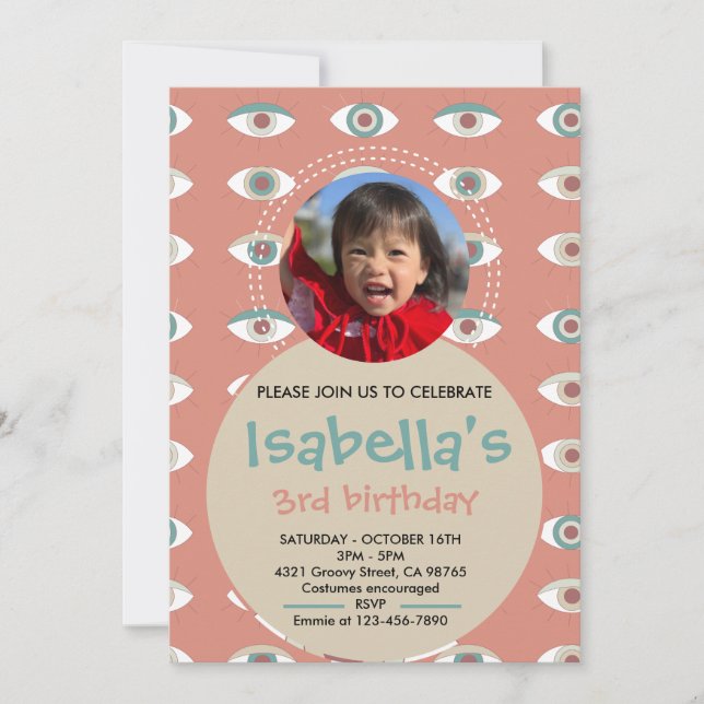 Sweet Spooky Tales Halloween Kids Birthday Theme Invitation (Front)