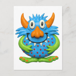 Sweet Spotted Monster Postcard