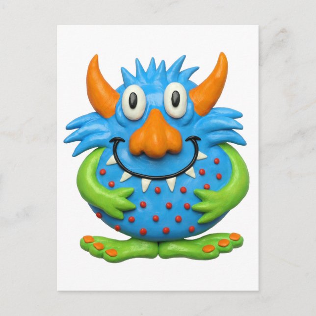 Sweet Spotted Monster Postcard (Front)