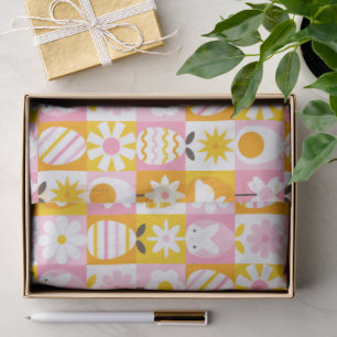 Sweet Spring Easter Patchwork Tissue Paper
