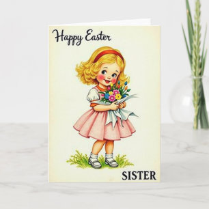 Sweet Springtime Girl Card
