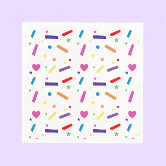 Sweet Sprinkle Birthday Party Theme Napkin