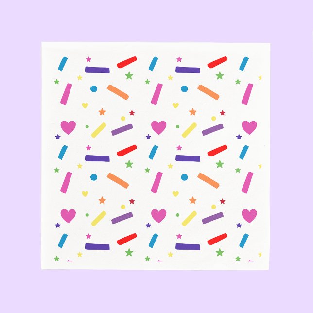 Sweet Sprinkle Birthday Party Theme Napkin (Creator Uploaded)