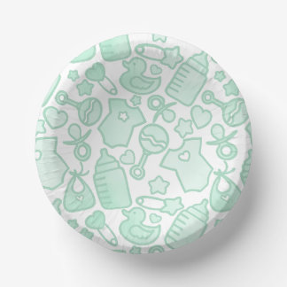 Sweet Sprinkles Ombre Green Paper Plate