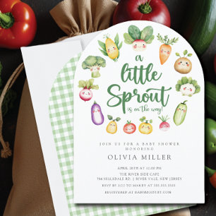 Sweet Sprout Baby Shower Invitation