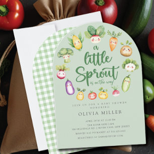 Sweet Sprout Baby Shower Invitation