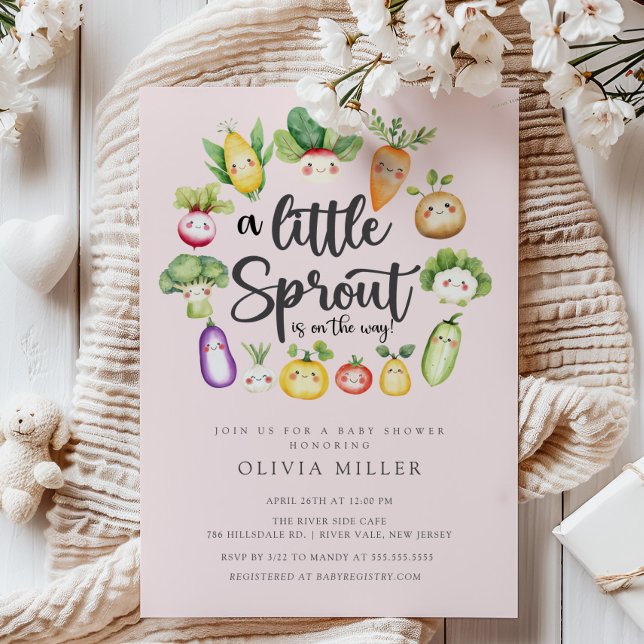  Sweet Sprout Baby Shower Invitation (Creator Uploaded)