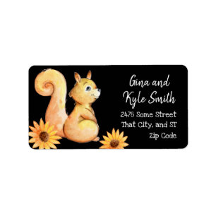 Sweet Squirrel Custom Address Labels