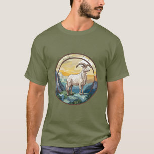 Sweet Stained Glass Big Horn Sheep T-Shirt