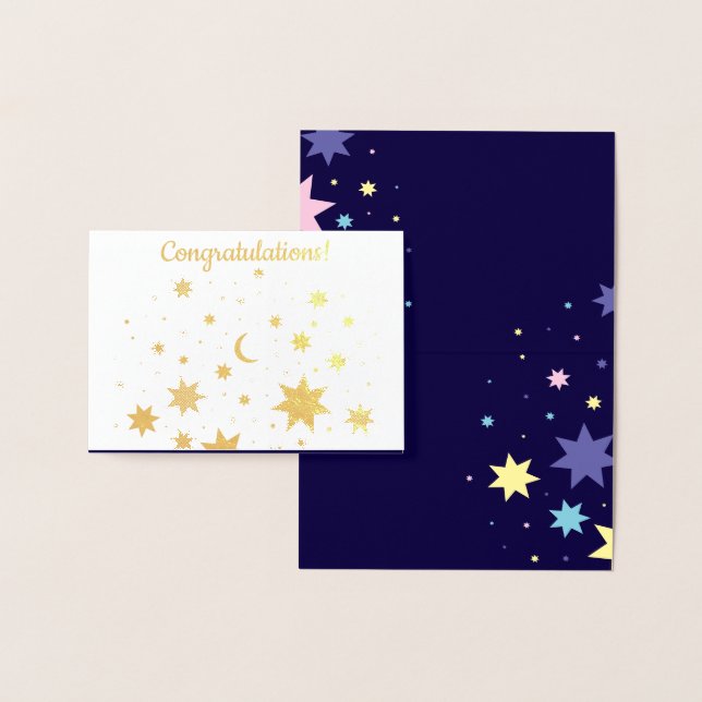 Sweet stars. foil card (Display)