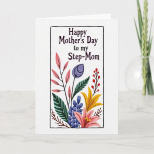 Sweet Step Mum Mothers Day Card