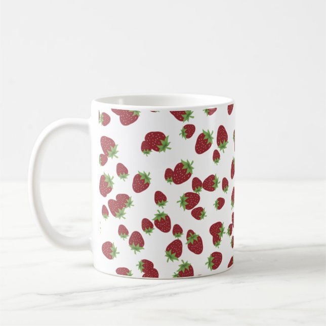 Sweet Strawberries  Coffee Mug (Left)