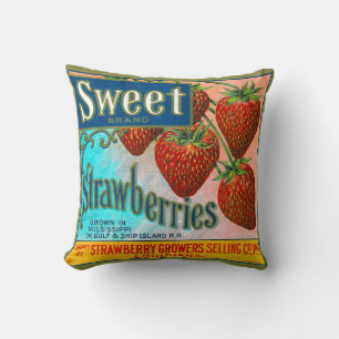 Sweet Strawberries Cushion