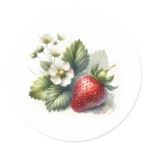 Sweet Strawberry and Flower