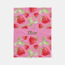 Sweet Strawberry Blanket For Berry Lovers