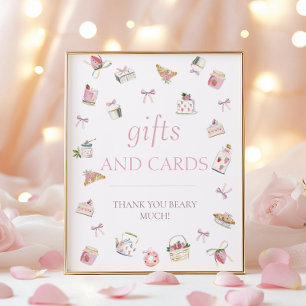 Sweet Strawberry Dessert Gifts and Cards Poster