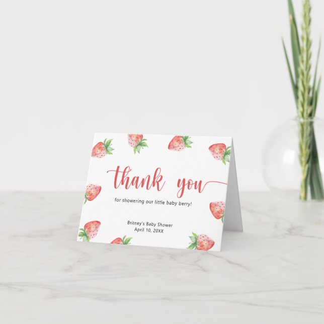 Sweet strawberry - thank you (Front)