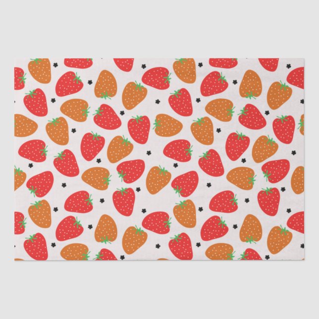 Sweet Strawberry Tissue Paper (Front)
