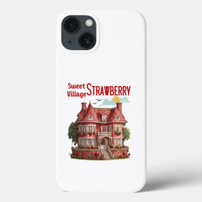 Sweet Strawberry Village Case-Mate iPhone Case (Back)