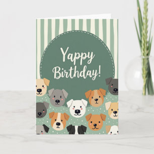 Sweet Striped Animal Card