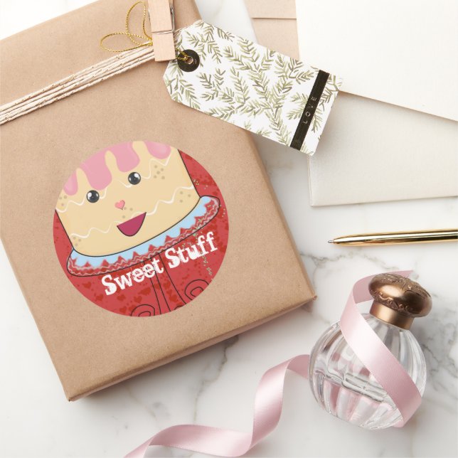 Sweet Stuff Cake Sticker (Gifting)