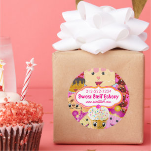 Sweet Stuff Candy Cake Cookies and Cupcake Sticker