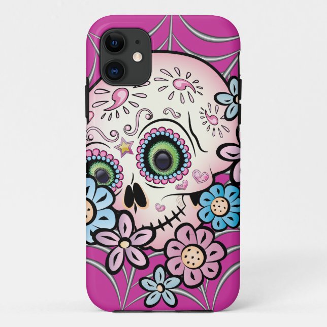 Sweet Sugar Skull Case-Mate iPhone Case (Back)