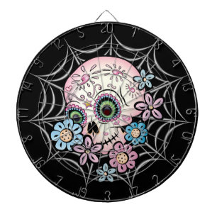 Sweet Sugar Skull Dartboard