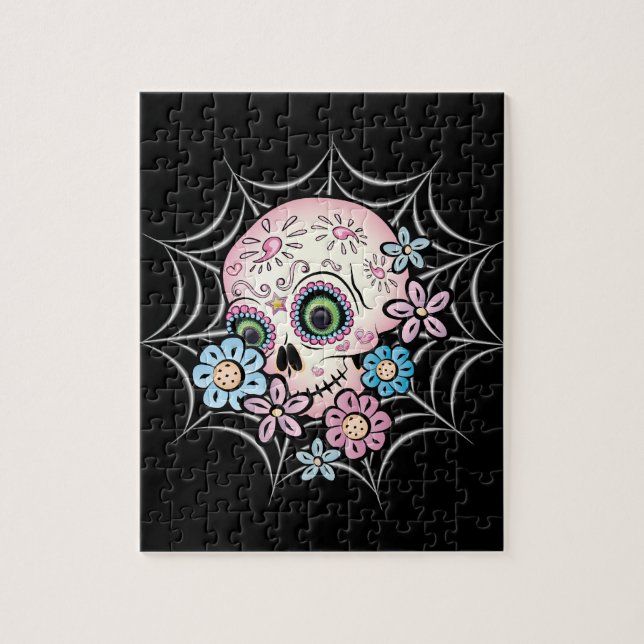 Sweet Sugar Skull Jigsaw Puzzle (Vertical)
