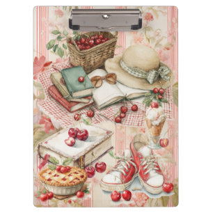 Sweet Summer Cherries Clipboard