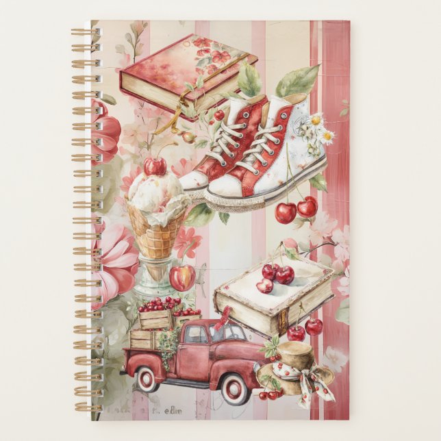 Sweet Summer Cherries Planner (Front)