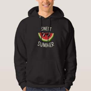 Sweet Summer Cute Watermelon And Summer Hoodie