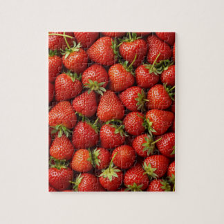 Sweet Summer Harvest: Luscious Strawberry Patch Jigsaw Puzzle