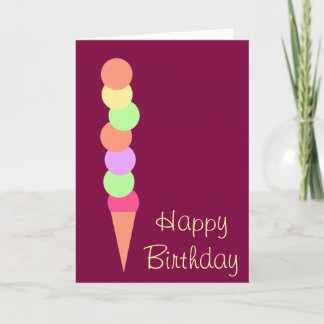 Sweet Summer Ice Cream Card
