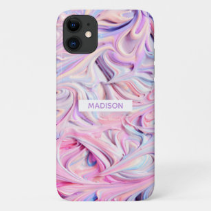 Sweet Summer Ice Cream Personalised Name Girly Case-Mate iPhone Case
