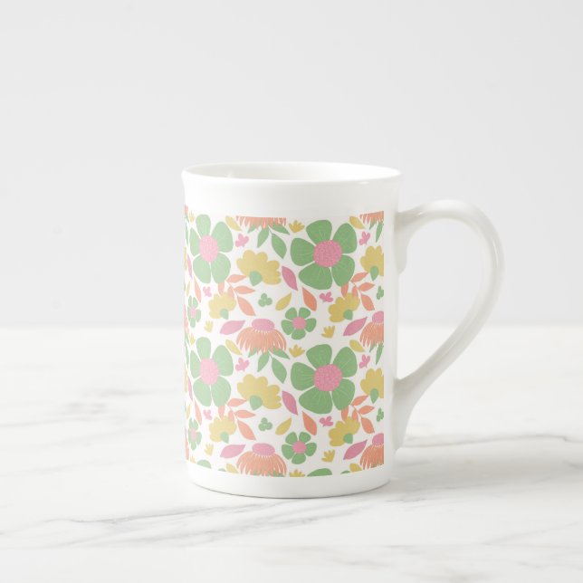 Sweet summer meadow bone china mug (Right)