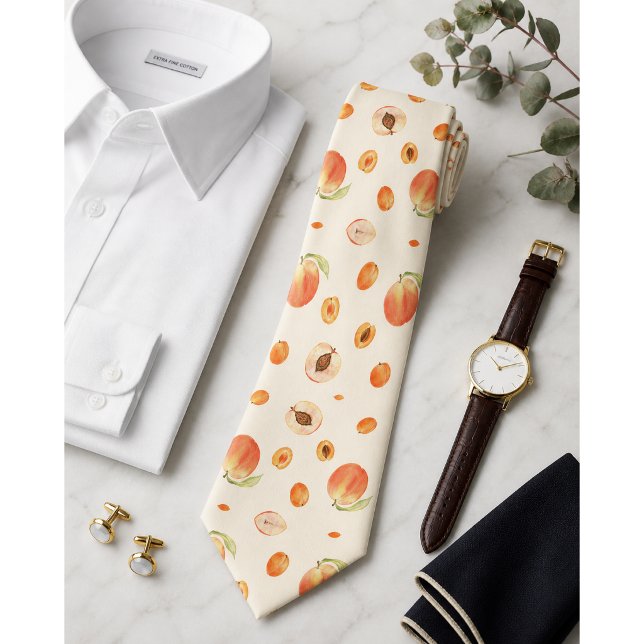 Sweet Summer Peach Pattern Tie (Creator Uploaded)