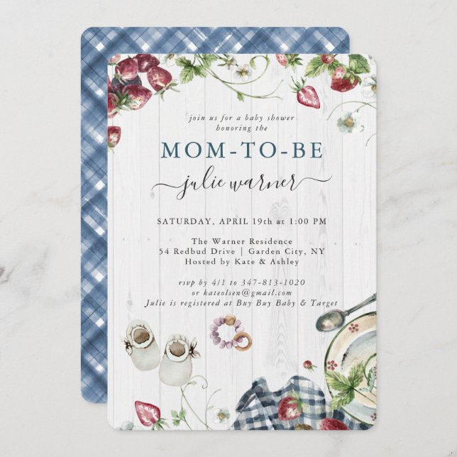 Sweet Summer Picnic | Baby Shower (Front/Back)